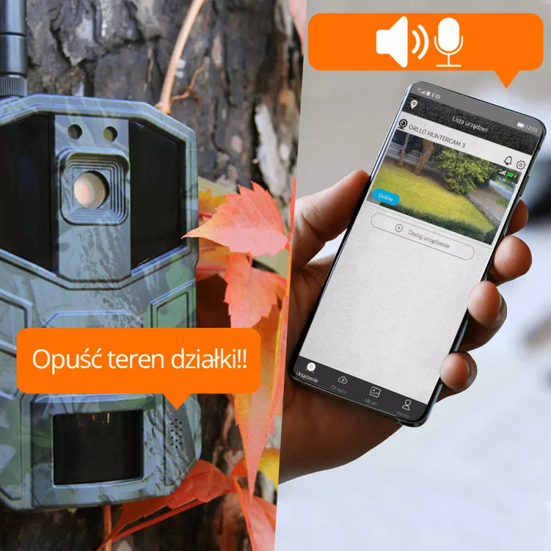 zabezpieczenie działki kamerami leśnymi